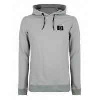 Rellix hooded sweat badge grey green